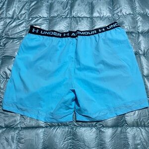 Under Armour Blue Hybrid Shorts Lightweight Athletic Wear
